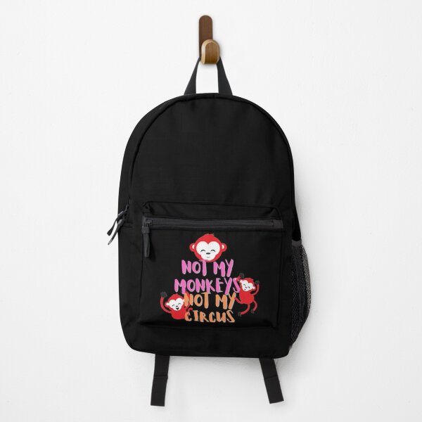 Item preview, Not My Monkeys, Not My Circus Funny Quote designed and sold by Artcraft-Ink.