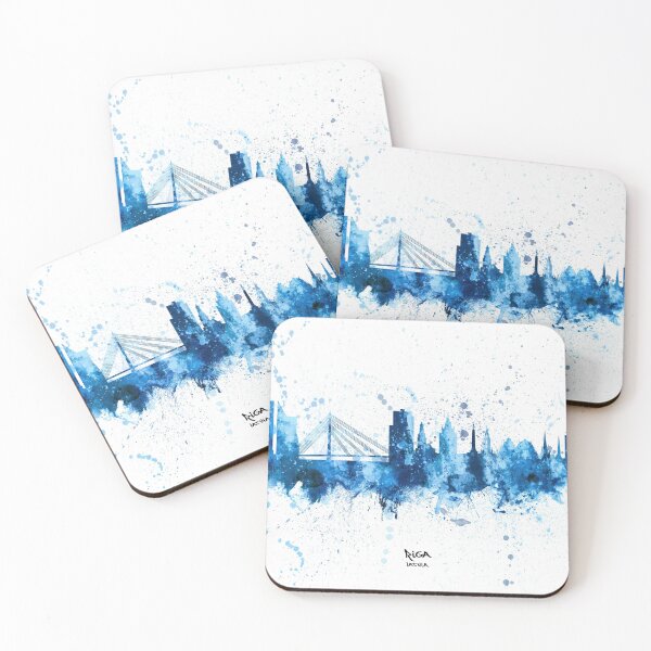 Item preview, Riga Latvia Skyline designed and sold by ArtPrints.