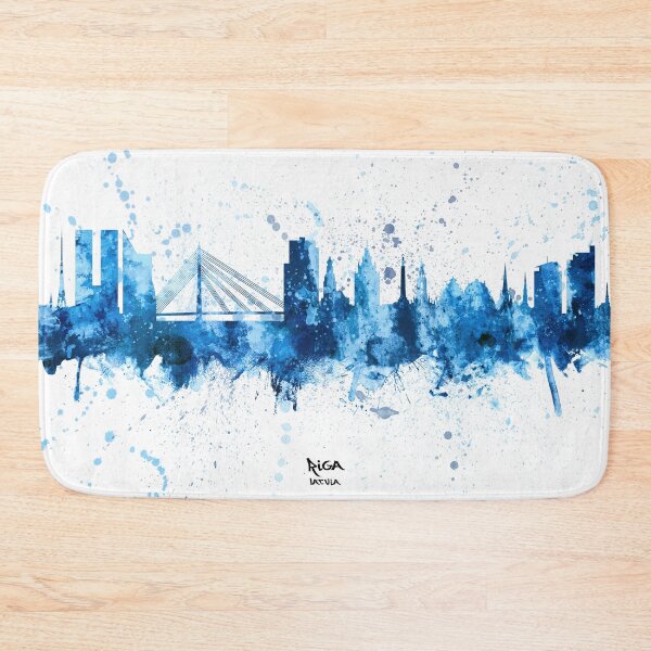 Item preview, Riga Latvia Skyline designed and sold by ArtPrints.