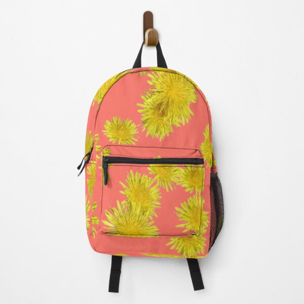 Item preview, Dandelions on living coral background designed and sold by AHELENE.
