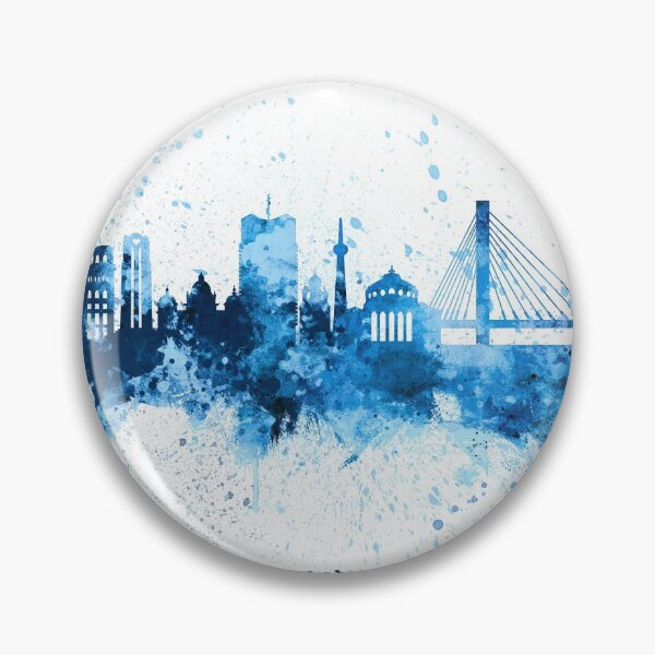 Item preview, Bucharest Romania Skyline designed and sold by ArtPrints.