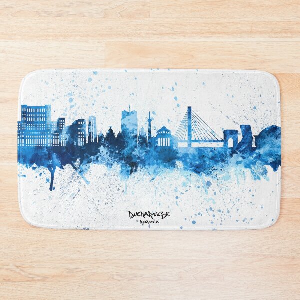 Item preview, Bucharest Romania Skyline designed and sold by ArtPrints.