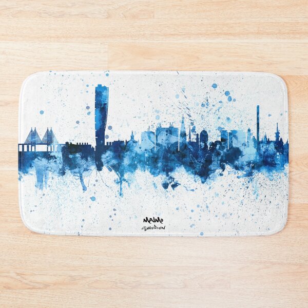 Item preview, Malmo Sweden Skyline designed and sold by ArtPrints.