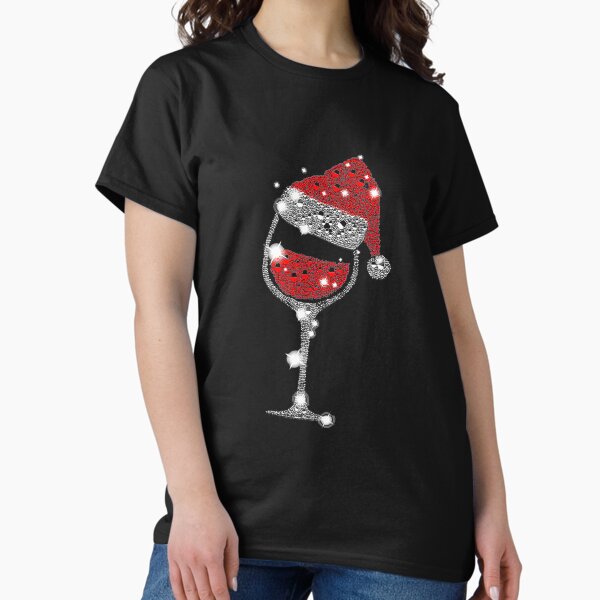 Aperçu de l'œuvre Verre à vin rouge Noël Funny Santa Hat Xmas créée et vendue par PhilippSchmitz.