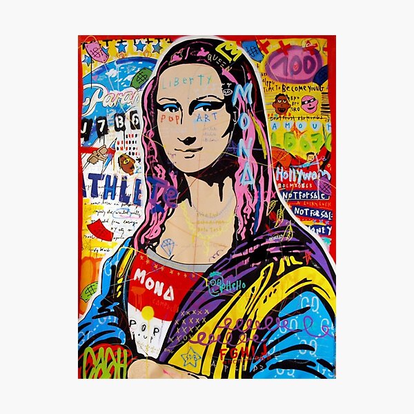 Tableau mona lisa pop art