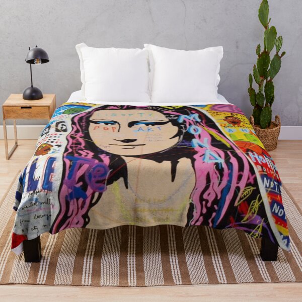 Aperçu de l'œuvre Monalisa Pop Art créée et vendue par DopeTops.