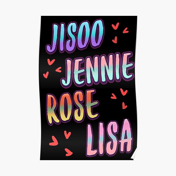 nombre de blackpink Póster