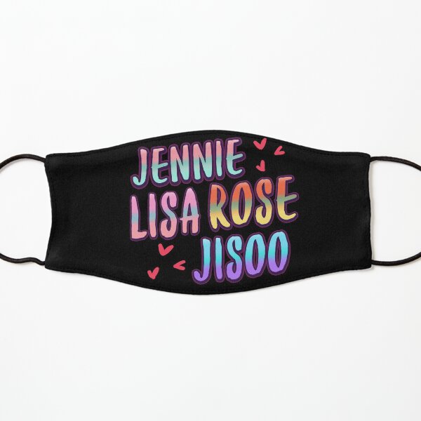 nombre de blackpink Mascarilla para niños