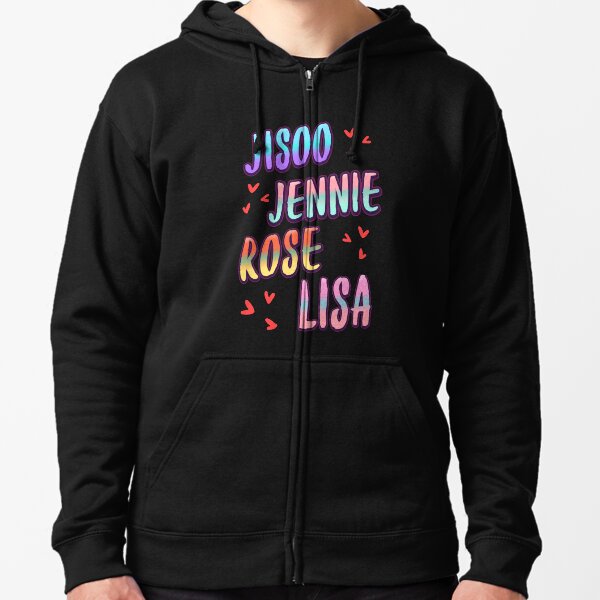 blackpink rose hoodie