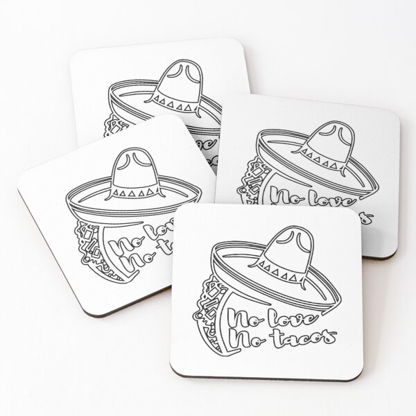 Item preview, No Love No Tacos designed and sold by DarrinLindstrom.