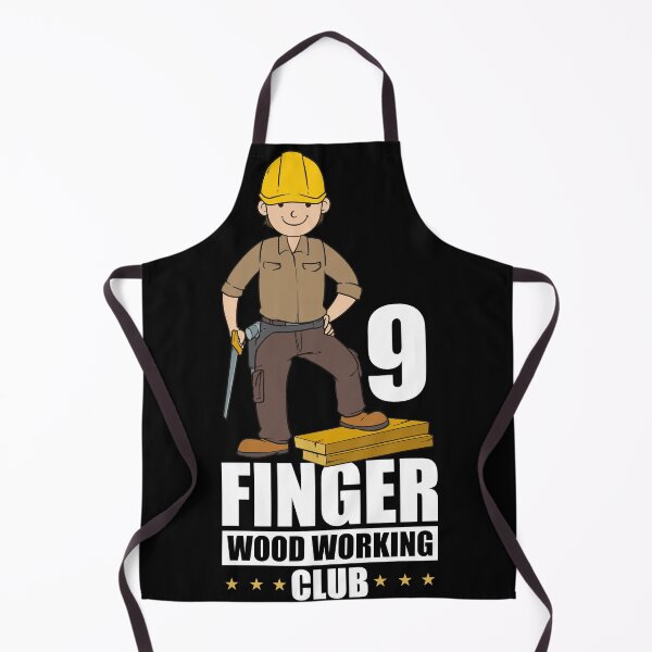 Aperçu de l'œuvre 9Fingerwood Working Club Charpentier et cadeau de menuiserie créée et vendue par Rzelemenz.