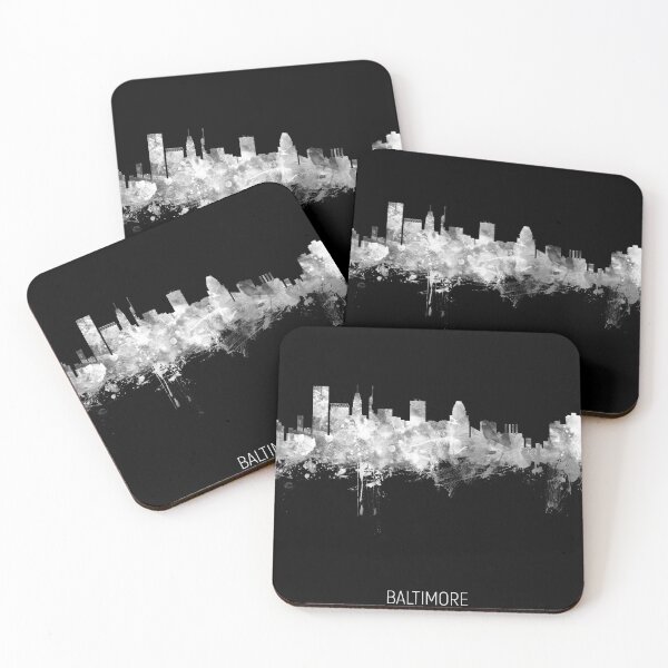 Item preview, Baltimore Maryland Skyline designed and sold by ArtPrints.