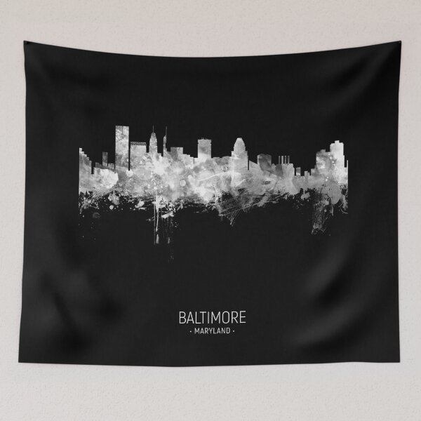 Item preview, Baltimore Maryland Skyline designed and sold by ArtPrints.