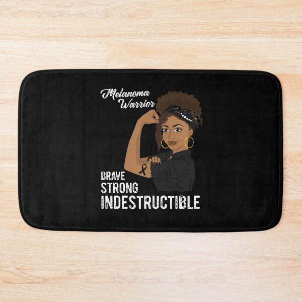 Item preview, Melanoma Cancer Warrior Indestructible Survivor Awareness designed and sold by ZNOVANNA.