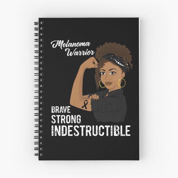 Item preview, Melanoma Cancer Warrior Indestructible Survivor Awareness designed and sold by ZNOVANNA.