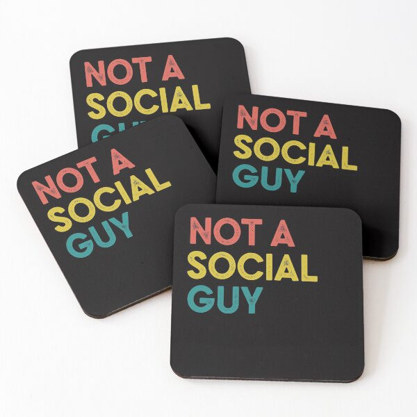 Item preview, not a social guy  designed and sold by Majesticoo.