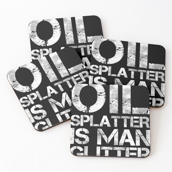 Item preview, Oil Splatter is Mann Glitter Car Diesel Mechanic Gift  designed and sold by Rzelemenz.