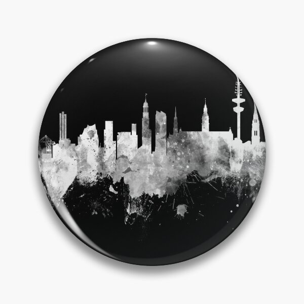 Item preview, Hamburg Germany Skyline designed and sold by ArtPrints.