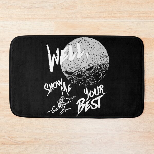 Item preview, Halloween related FPV drone design showing the angry moon designed and sold by funpix-shop.