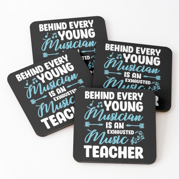 Item preview, Behind Every Young Musician Is An Exhausted Music Teacher designed and sold by SuperStuffStore.