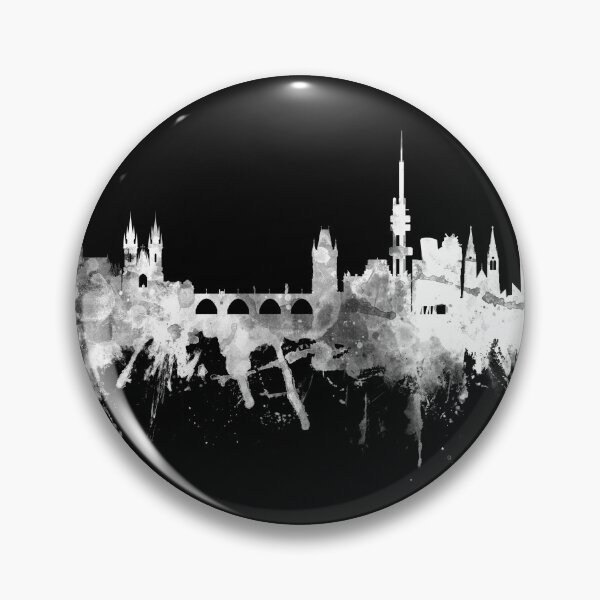 Item preview, Prague (Praha) Czech Republic Skyline designed and sold by ArtPrints.