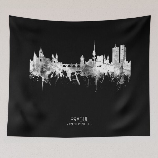 Item preview, Prague (Praha) Czech Republic Skyline designed and sold by ArtPrints.