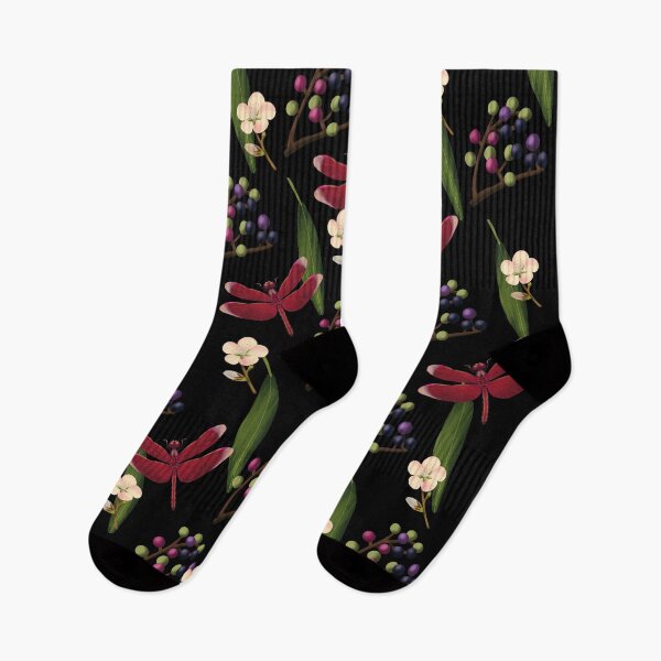 Item preview, red and green botanicals designed and sold by Pacesyte.