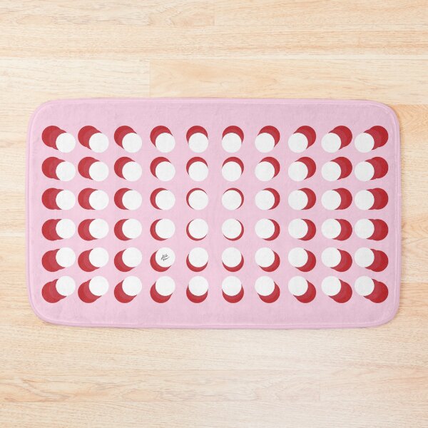 Item preview, Optical polka dots #illusion #optical #home #decor #retrostyle #polkadots #stylish #sixties #pink #pinkhome designed and sold by Kirovair.
