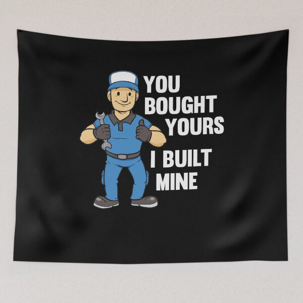 Item preview, You bought yours i Built mines Car Diesel Mechanic Gift  designed and sold by Rzelemenz.