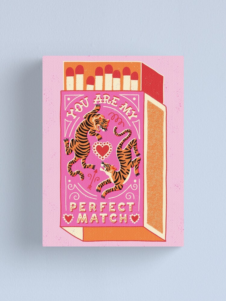 Alternate view of Perfect Match Canvas Print
