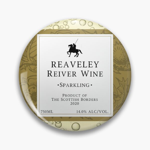 Item preview, REAVELEY Sparkling Wine Label | Border Reivers designed and sold by yourscotborders.
