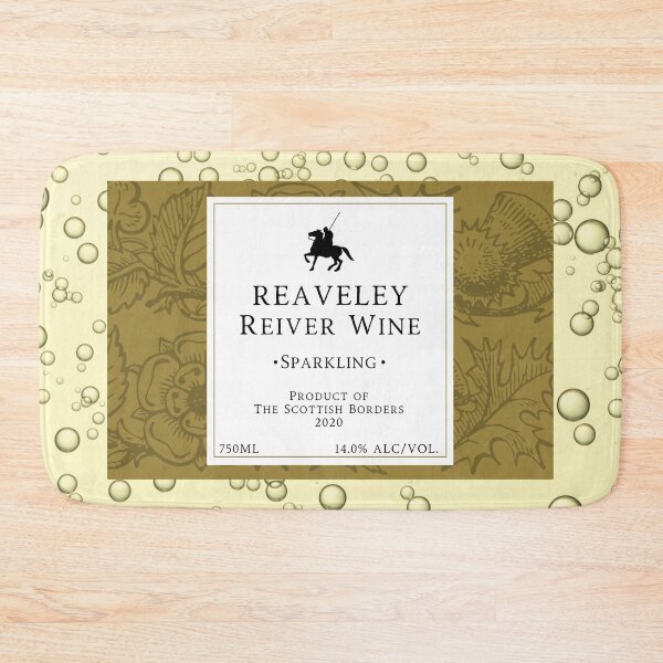 Item preview, REAVELEY Sparkling Wine Label | Border Reivers designed and sold by yourscotborders.