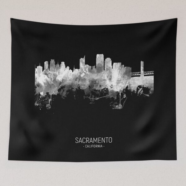 Item preview, Sacramento California Skyline designed and sold by ArtPrints.