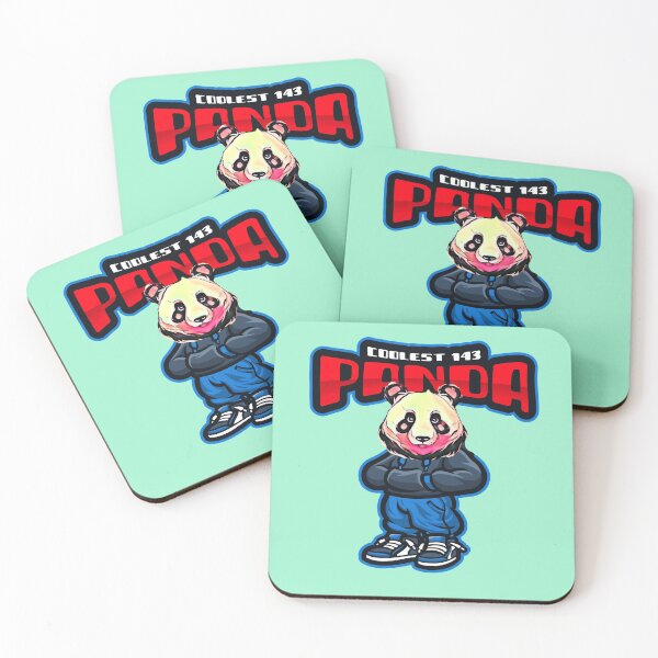 Item preview, Coolest 143 Panda (retro faced) designed and sold by HamiltonmagicTs.