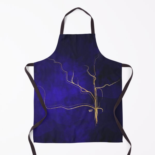 Item preview, Kintsugi Gold Royal Blue designed and sold by Kirovair.