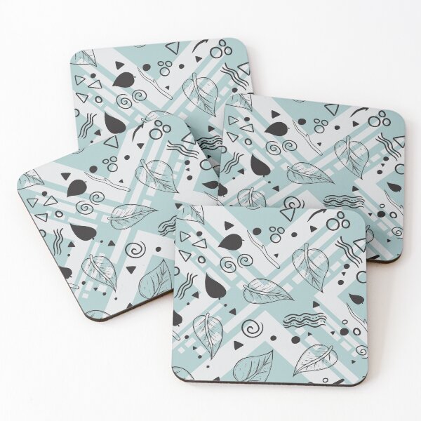 Artikelvorschau, Leaf Doodle Seamless Surface Pattern Design entworfen und verkauft von ZaryaKiqo.