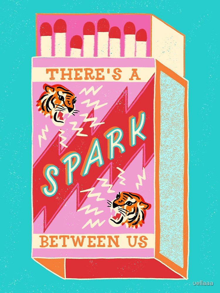 There's a spark between us by uellaaa
