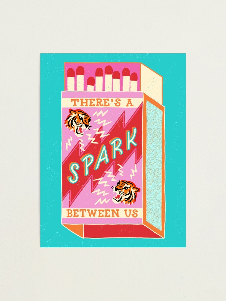 Alternate view of There's a spark between us Photographic Print