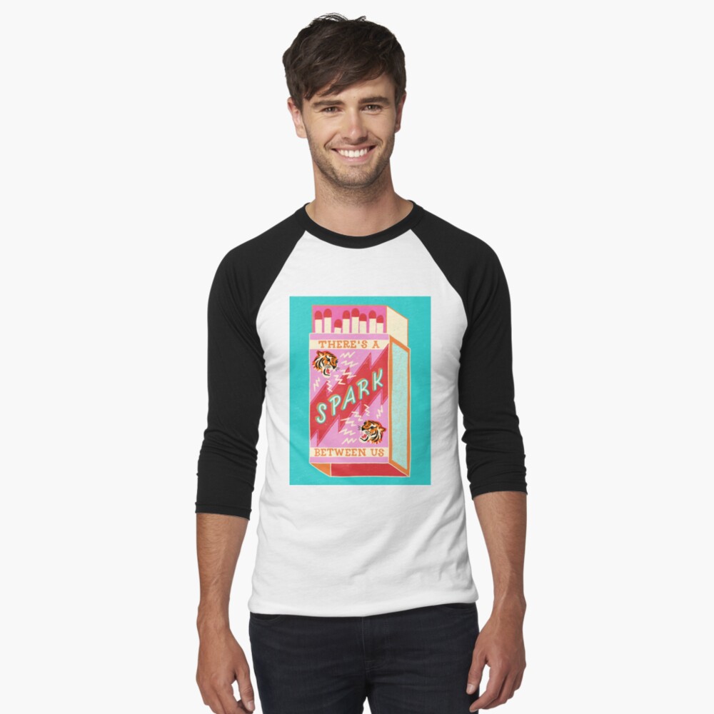 Item preview, Baseball ¾ Sleeve T-Shirt designed and sold by uellaaa.