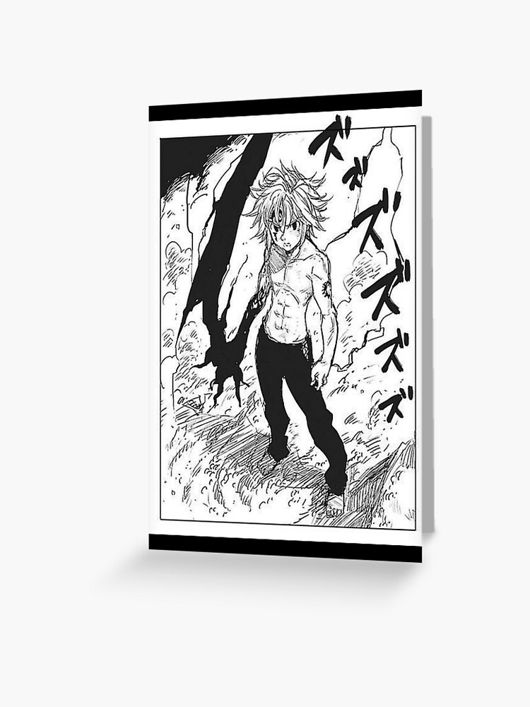 The Seven Deadly Sins Card Japanese Anime Manga Nanatsu No Taizai Meliodas  Ban