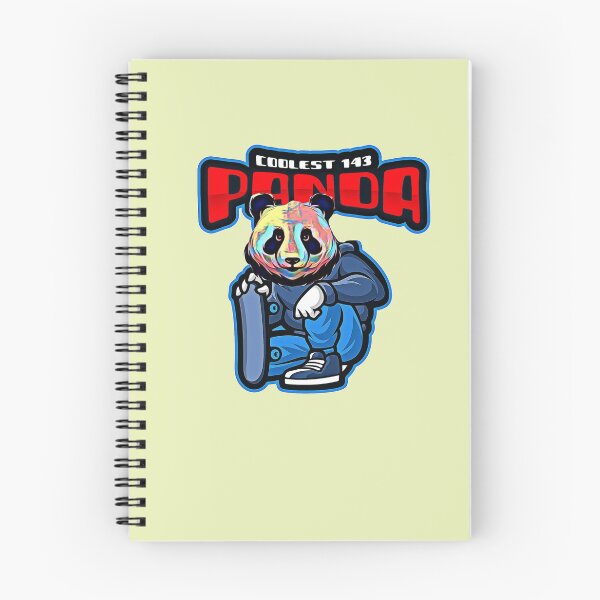 Item preview, Coolest 143 Panda (with skateboard) designed and sold by HamiltonmagicTs.