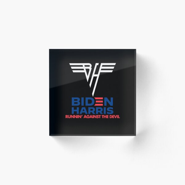 Biden Harris | Runnin' Against the Devil Acrylic Block