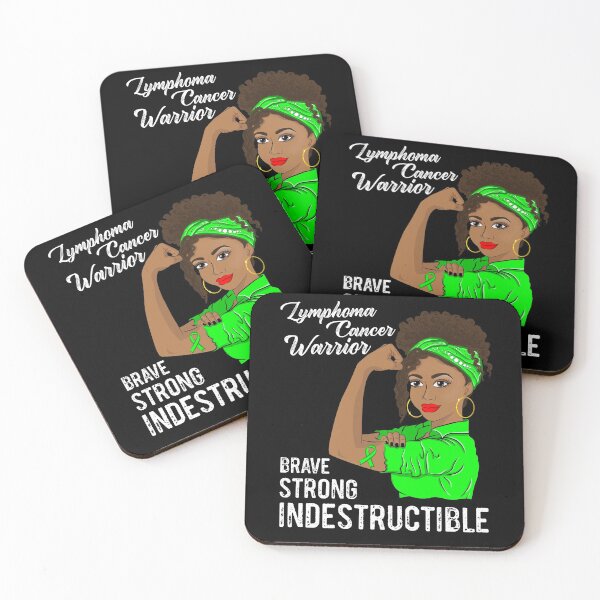 Item preview, Lymphoma Cancer Warrior Indestructible Survivor Awareness designed and sold by ZNOVANNA.