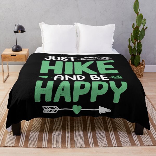 Item preview, Just Hike And Be Happy designed and sold by SuperStuffStore.