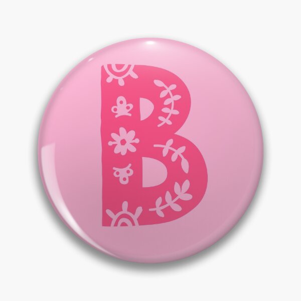 Item preview, Pink Letter B Monogram personalized name print  designed and sold by melbournegirl.