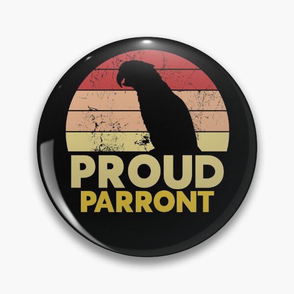 Item preview, Proud Parront Retro Parrot Cockatiel Bird Owner designed and sold by juvajay.