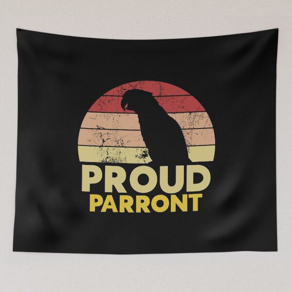 Item preview, Proud Parront Retro Parrot Cockatiel Bird Owner designed and sold by juvajay.