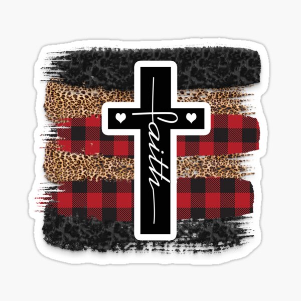 Faith Cross Sticker for Sale by rachelcweber