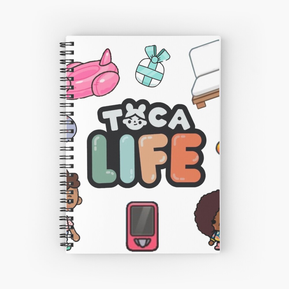 toca boca , toca life Spiral Notebook for Sale by ducany