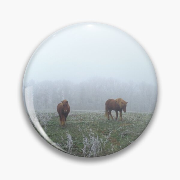 Item preview, Hazy winter day with Horses designed and sold by pumpqin.